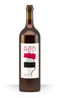 Paint the town red - Label design for Abc Wines, California